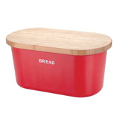 Brotkasten in Rot aus Melamin