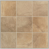 Sardara 12" x 12" Floor Tile in Island Brown