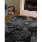 Shortwool Design Black Rug