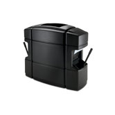 35 Gallon Double Sided Island Convenience Center in Black