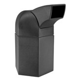 45-Gallon Hex Waste Container with Drive-Through Lid