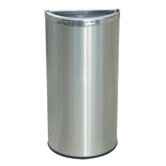 Precision Series Half Moon Trash Can