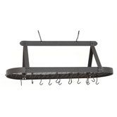 Oval Pot Rack w/ 24 Hooks