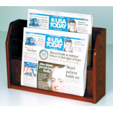 Countertop Two Pocket Newspaper Display