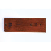 Coat Rack with Two Wood Pegs
