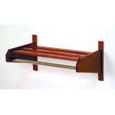 Hat and Coat Rack with Chrome Bar