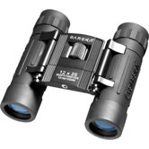 12x25 Lucid Binoculars Black Compact, Blue Lens
