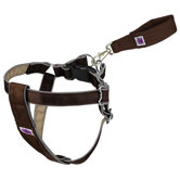 Mutt Gear Dog Step In Harness in Brown and Tan
