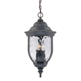 Castlemain Outdoor Hanging Lantern in Walnut Patina