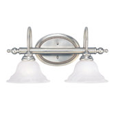 Polar  Vanity Light in Pewter