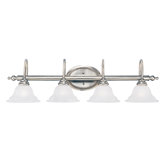 Polar  Vanity Light in Pewter
