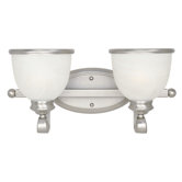 Willoughby  Vanity Light in Pewter