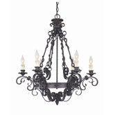 Bourges 6 Light Chandelier