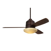 52" The Polaris 3 Blade Ceiling Fan with Remote
