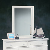 Harbor View Mirror in Distressed Antiqued White