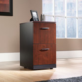 Via Two Drawer Pedestal in Classic Cherry
