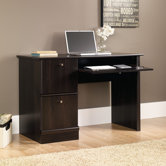 46.5" W Computer Desk with Keyboard / Mouse Tray