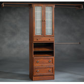Lancaster Wide Closet Box in Coach Cherry