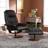 Alfred Ergonomic Recliner and Ottoman