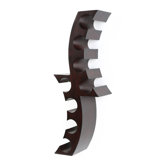 Cresent 8 Bottle Wall Mounted Wine Rack