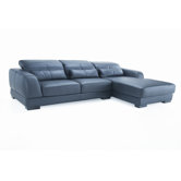 Renzo Leather Sectional