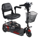 Phoenix 3 Wheel Compact Portable Travel Power Scooter