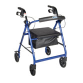 Aluminum Rollator with Fold Up and Removable Back Support