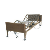 Full Electric Ultra Light Plus Hospital Bed in Brown Vein Finish