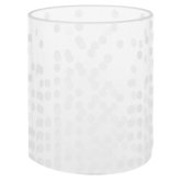 Ersatzglas mit Punkte-Dekor