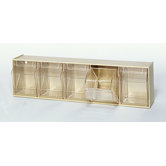 Clear Tip Out Bins (5 Compartments)
