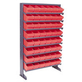 Single Sided Pick Rack Storage Systems with Various Euro Bins