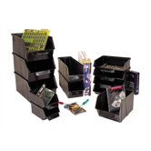 Conductive Stack and Lock Bin (2" H x 3 7/8" W x 4" D)