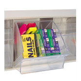 Divider for 3 Compartment Clear Tip Out Bin
