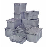 12.25 Gallon Heavy Duty Attached Top Storage Container