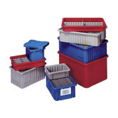 Dividable Grid Storage Containers (8" H x 10 7/8" W x 16 1/2" D)