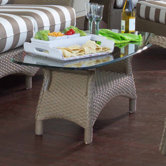 Mandalay Glass Top Coffee Table
