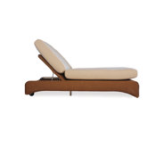 Double Pool Chaise Lounge with Cushion