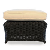 Cottage Ottoman with Cushion