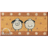 30 x 60cm Fu&szlig;matte "Kokosmatten" Sheep