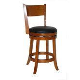 Palmetto 24" Counter Stool in Fruitwood