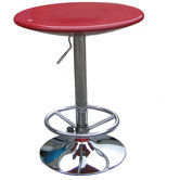 Luna Adjustable Pub Table in Red