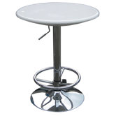 Luna Adjustable Pub Table in White