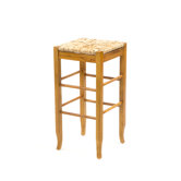 29" Rush Seat Barstool in Oak