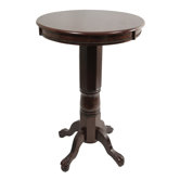 Florence Pedestal Pub Table in Cherry