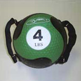 Medballs With Straps 7.75" in Green