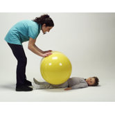 22" x 36" Physio Roll Ball in Yellow