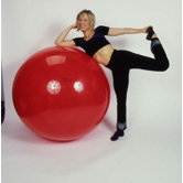 48" Classic Gymnastics Ball in Red