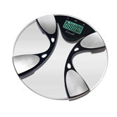 Glass Body Fat / Body Water Bathroom Scale