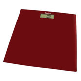 Rio Red Square Glass Platform Bathroom Scale