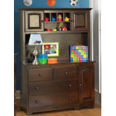 Windsor 3 Drawer Changing Table with Hutch